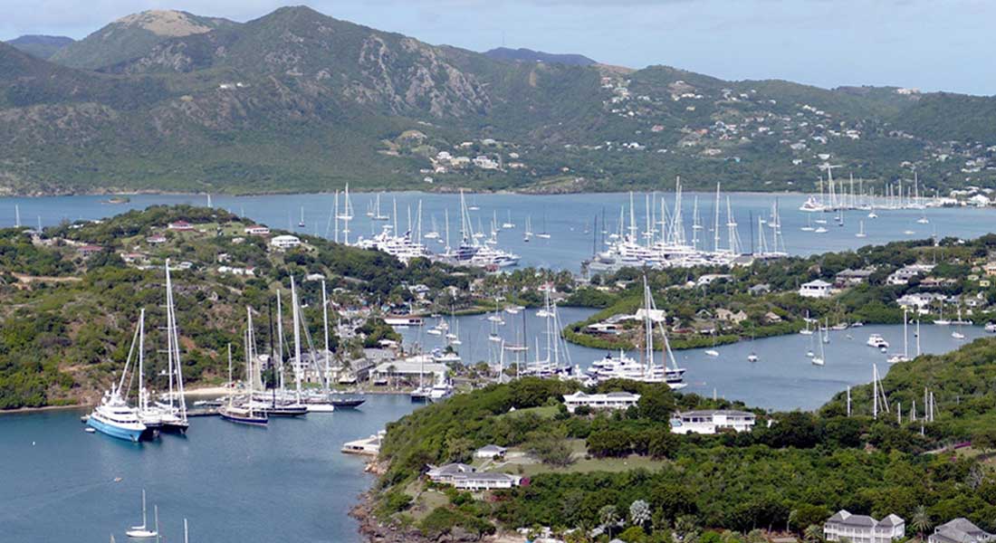 Antigua and Barbuda issued a no entry to yachts order due to COVID-19, so no megayachts can clear if they haven't already