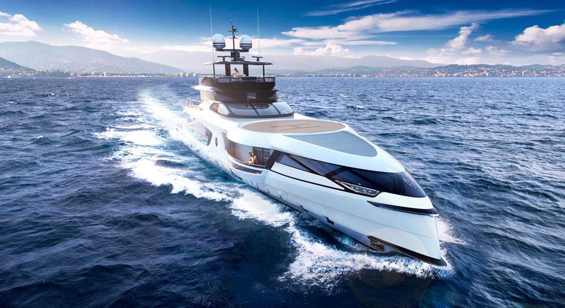 the Dynamiq GTT 160 megayacht prioritizes comfort and efficiency