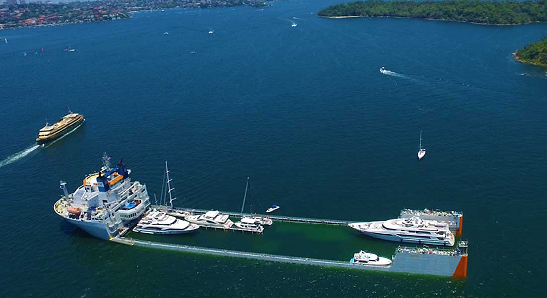 DYT Yacht Transport operates Super Servant 4, which carries superyachts and megayachts around the globe