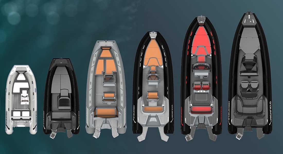the Highfield Sport Collection of RIBs is for megayacht owners, among others