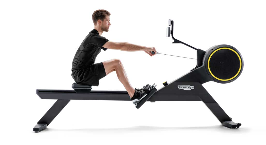 Skillrow is by Technogym, ideal for small megayacht gyms