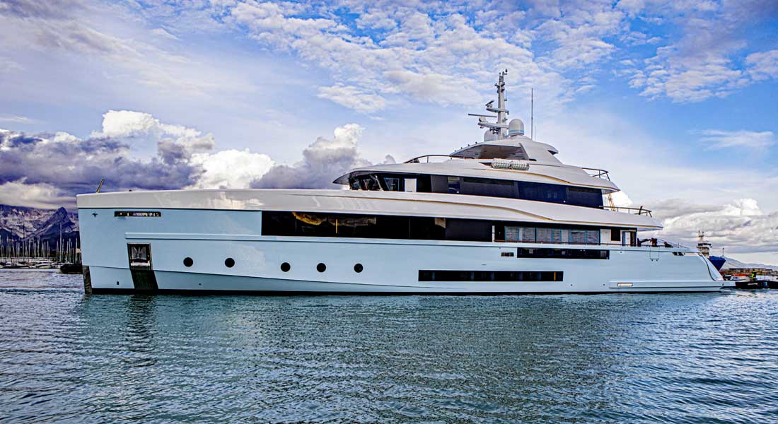 The Italian Sea Group launched the superyacht Crocus in September 2020