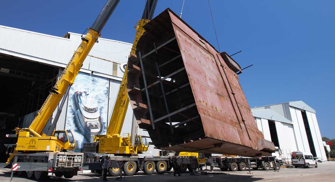 the Bering 145 hull turned in October 2020