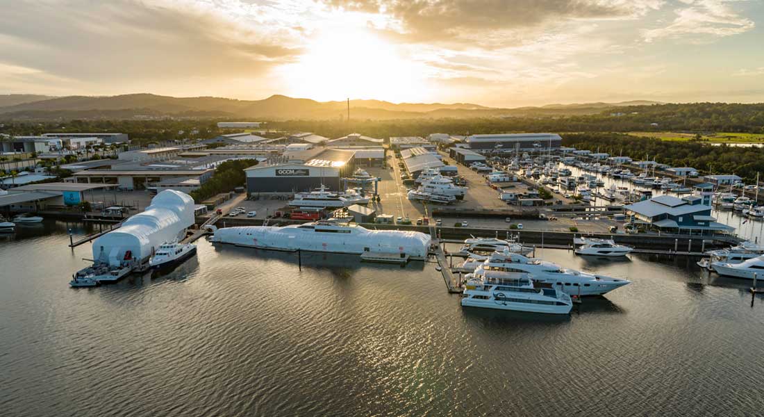 Gold Coast City Marina & Shipyard received accolades from superyacht captains and crew