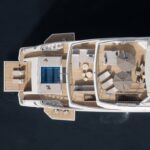 the Sanlorenzo 62 Steel Cloud 9 megayacht has five decks