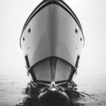 the Sanlorenzo 62 Steel Cloud 9 superyacht has a proud bow