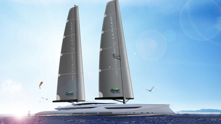 Nuvolari-Lenard's Vento sailing superyacht is a true sailing yacht, not sail-assisted