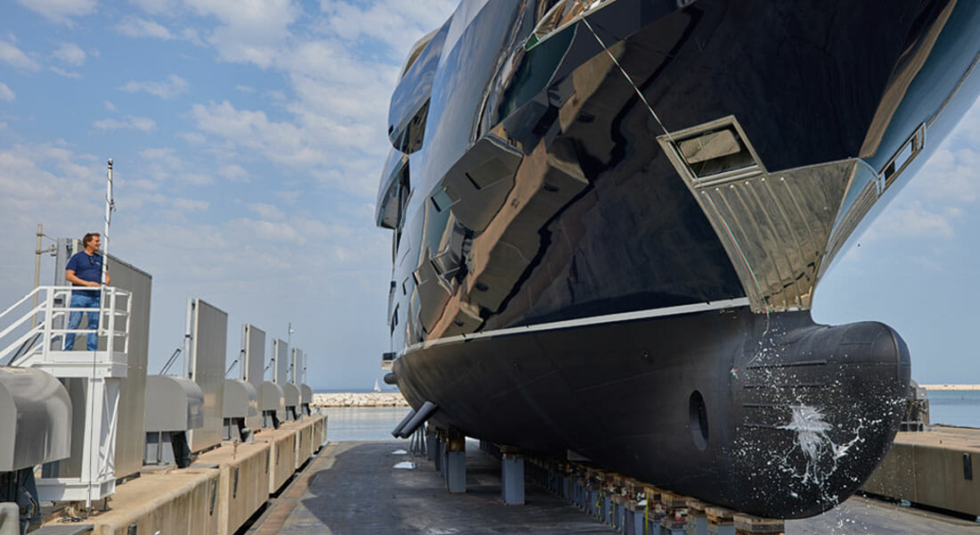 the superyacht Resilience is an ISA Classic 65