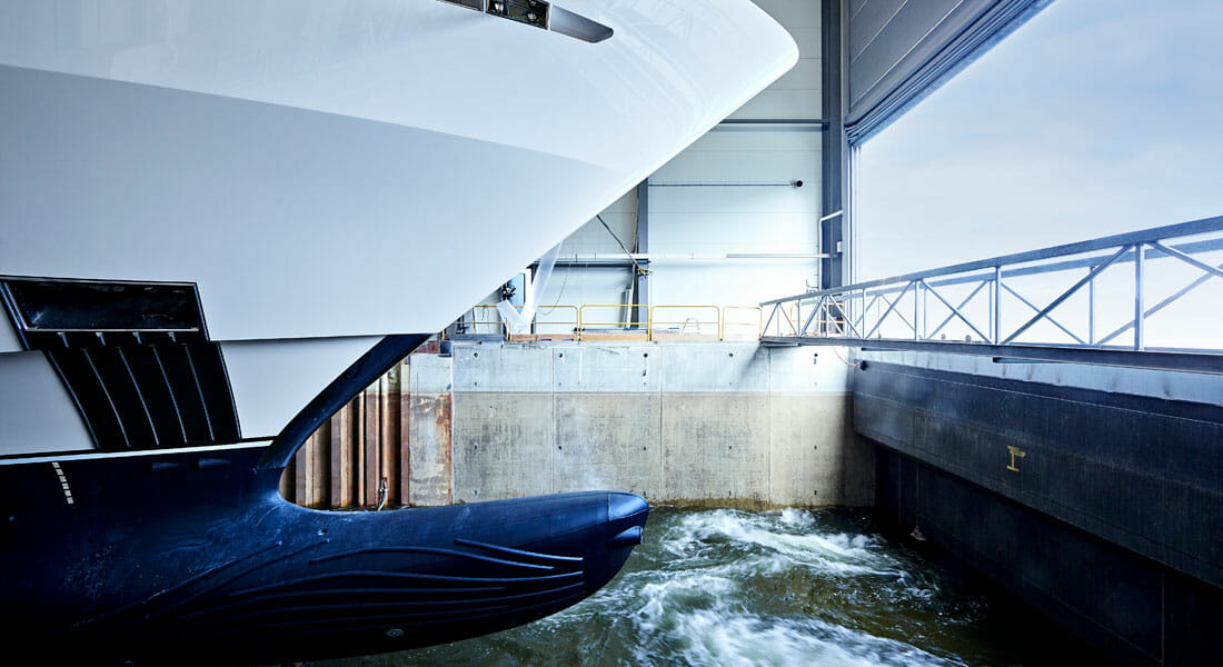 Heesen's Project Falcon is the shipyard's most voluminous megayacht to date