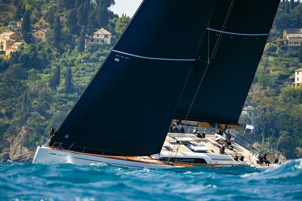 hull number two of the Swan 98 sailing superyacht series