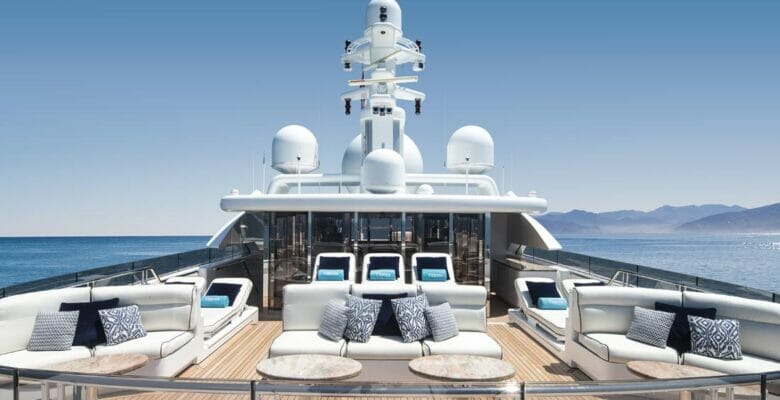 the superyacht Titania