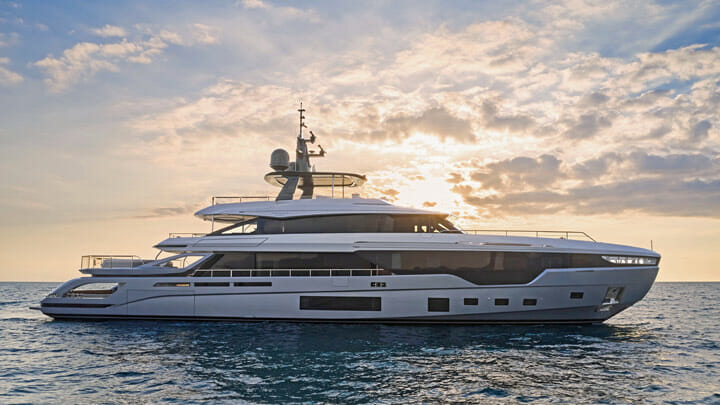 the Azimut Grande Trideck megayacht