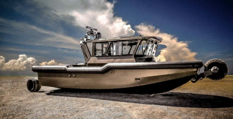 the Sealegs IKA11 is up for auction, possibly as a megayacht tender