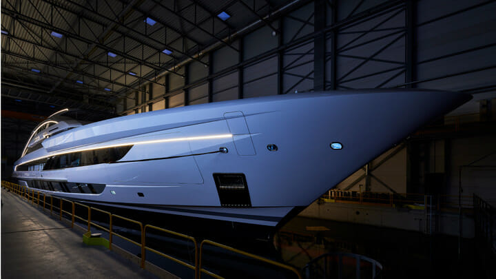 Heesen's Project Cosmos is the world's fastest aluminum superyacht
