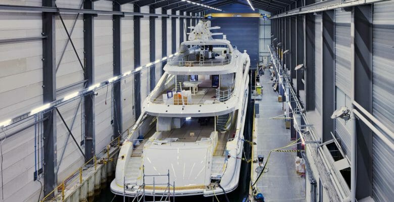 the Heesen megayacht Project Aura