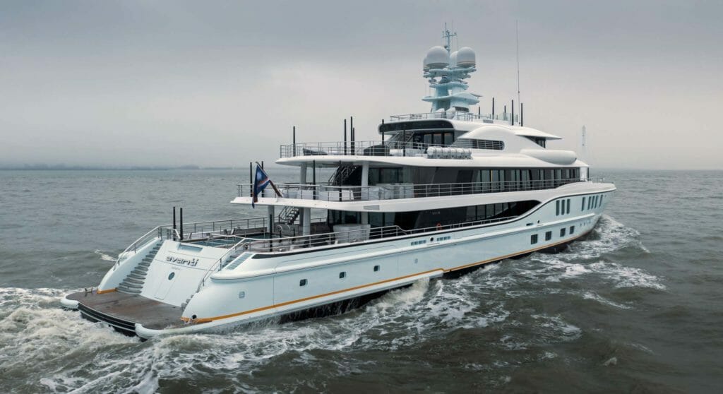 the Amels 242 Avanti is the sixth Amels 242 superyacht