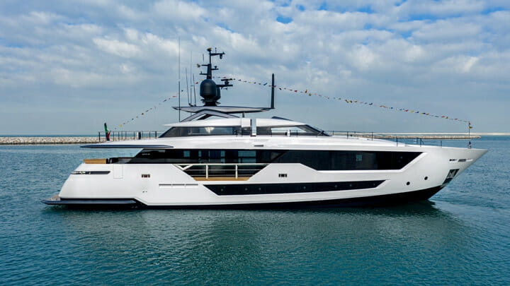 Gerry's Ferry is a Custom Line 106 superyacht