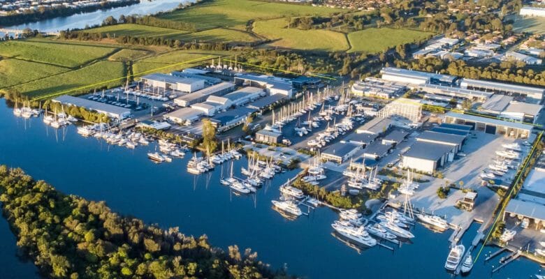 The Boat Works can refit larger superyachts in its Mega Sheds