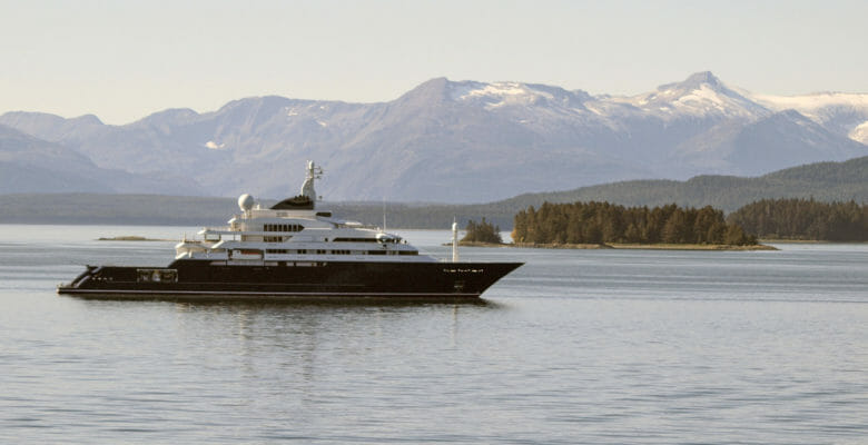 the superyacht Octopus is chartering in Antarctica in 2022