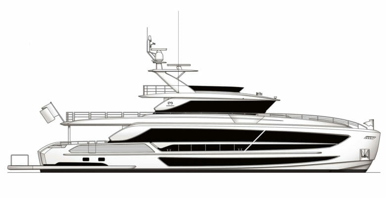 the first Horizon FD100 megayacht for Americans gets delivered in 2022