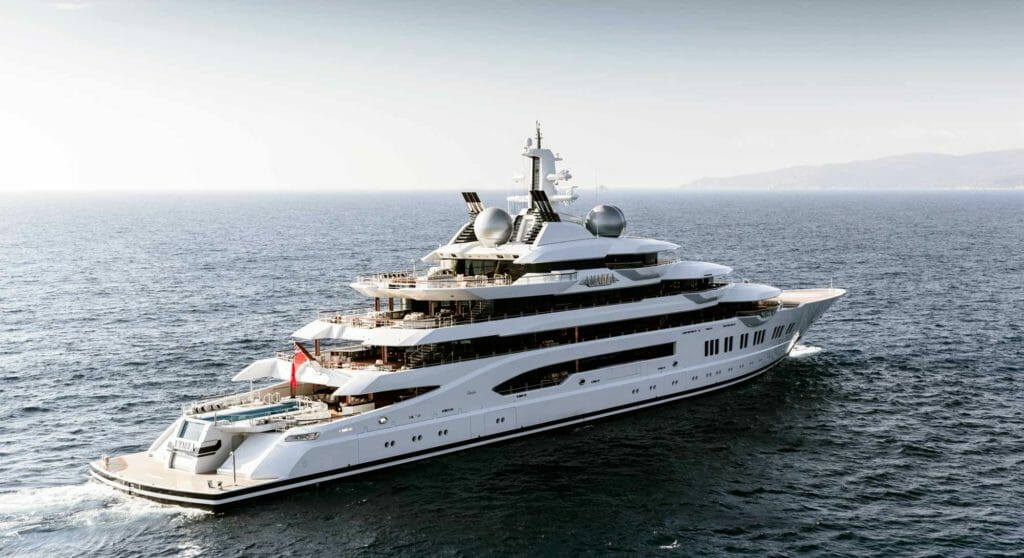 the arrest of Amadea is the latest superyacht affected by international sanctions