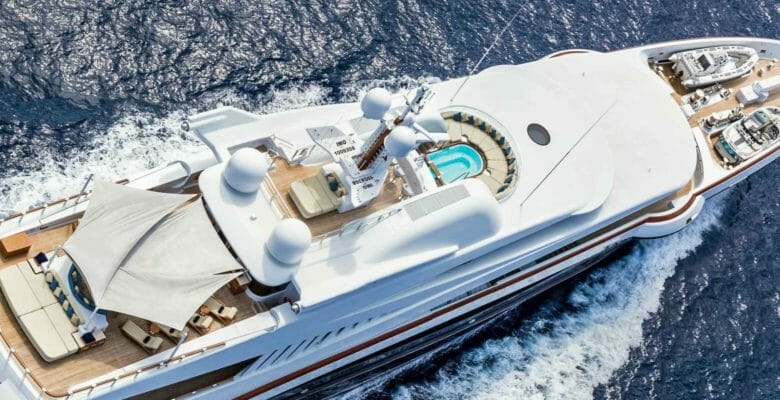 the superyacht Wheels for charter via Fraser Yachts