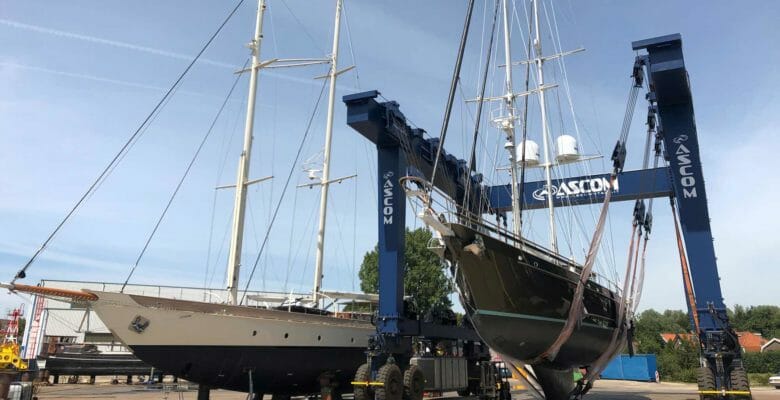 Amsterdam Yacht Builders is refitting the superyacht Gio