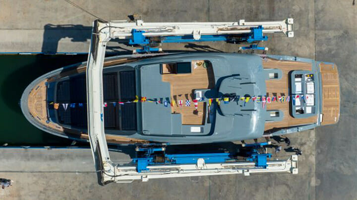 the Extra X76 Loft mini megayacht