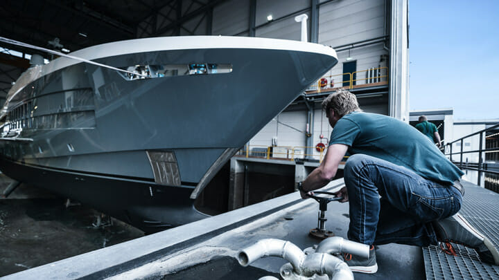 the Heesen Reliance launched in July 2022