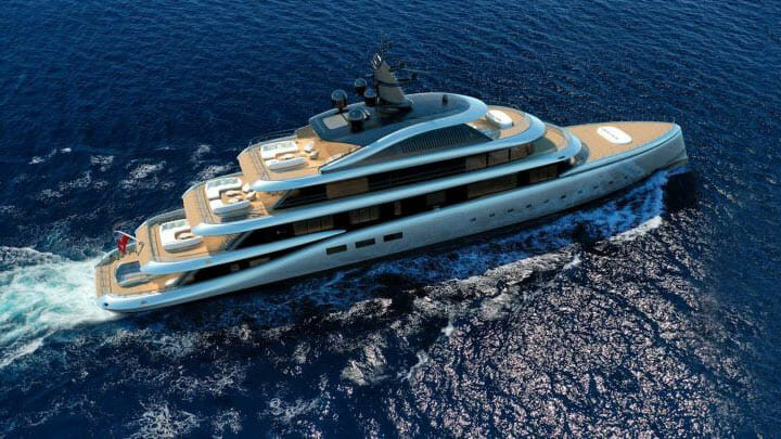 the megayacht Kenshō