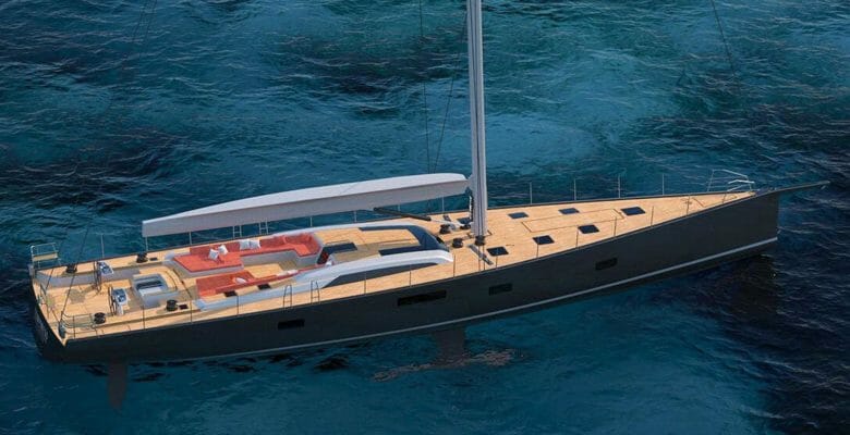 SWS96 hull five superyacht profile