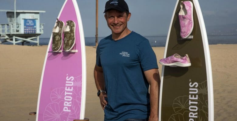 superyacht guests might like the Vionic x Proteus sustainable beach sneakers