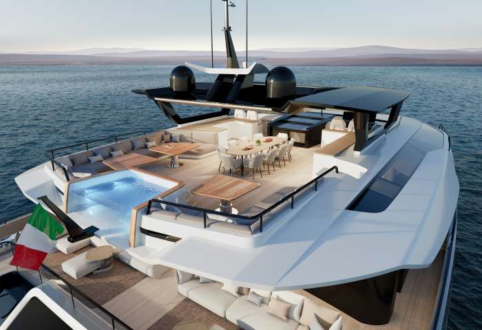 the Extra Yachts X30 Villa superyacht