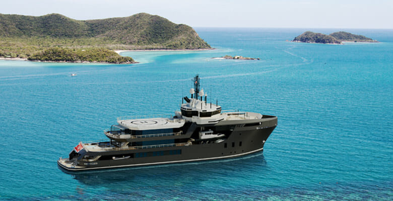 Icon Yachts' Project Master is a superyacht conversion