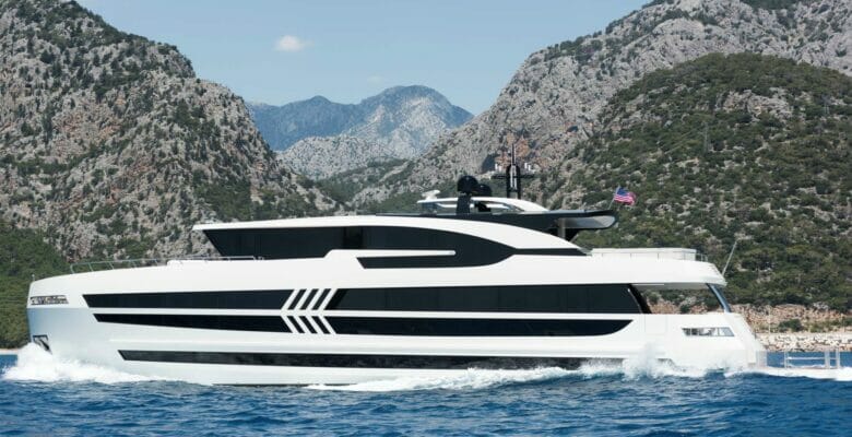 Sandro is the first Lazzara UHV 87 megayacht
