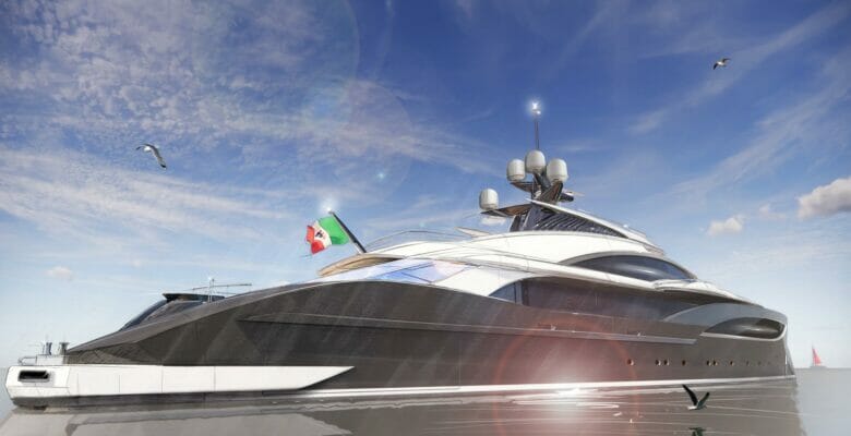 the ISA Sportiva 66 megayacht by Nuvolari-Lenard