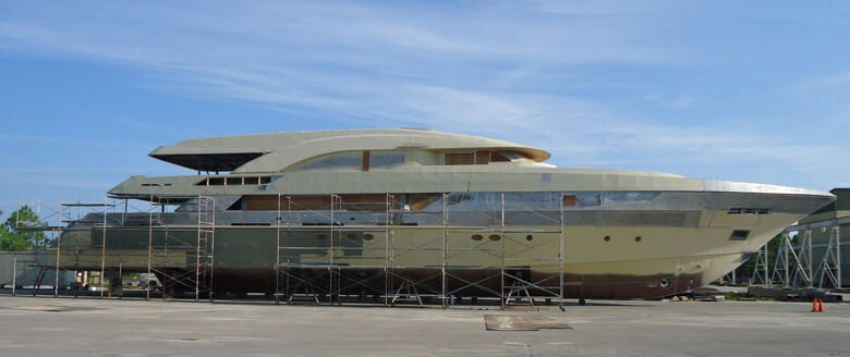 the Trinity tri-deck superyacht auction is November 11 to 14