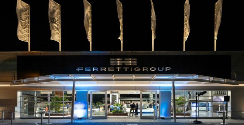 the Ferretti Group showroom in Fort Lauderdale
