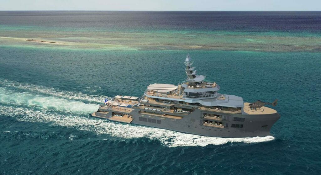 Icon Yachts Project UFO yacht conversion to a superyacht