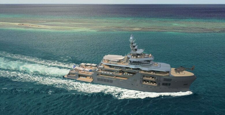 Icon Yachts Project UFO yacht conversion to a superyacht