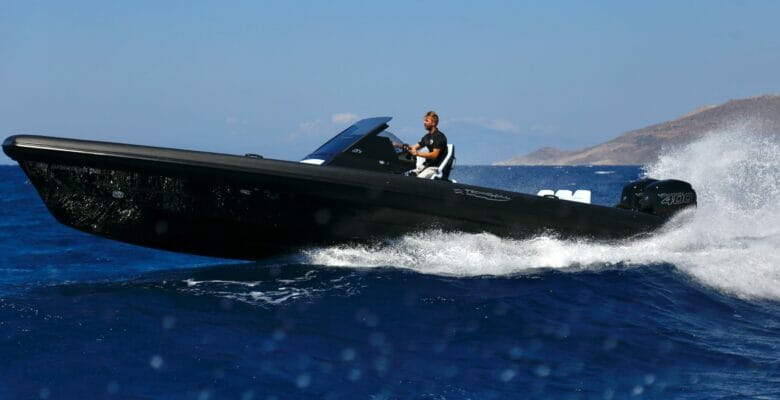 the Technohull GTX yacht tender