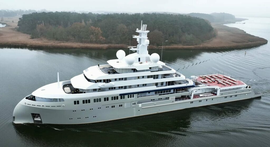 the yacht Shackleton a.k.a. the superyacht Project Icecap