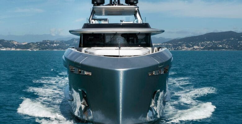 the Baglietto yacht Enterprise
