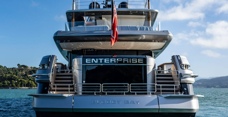 styling for the yacht Enterprise is by Francesco Paszkowski