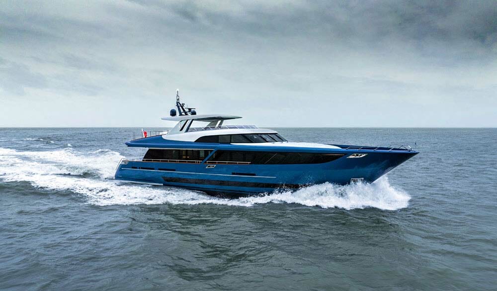 the Van der Valk yacht Blue Jeans