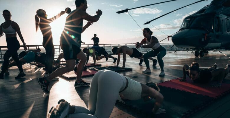 superyacht crew gyms lead to better teamwork