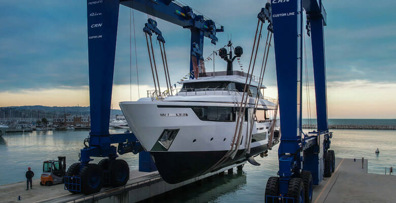 the 11th Custom Line Navetta 30 launch