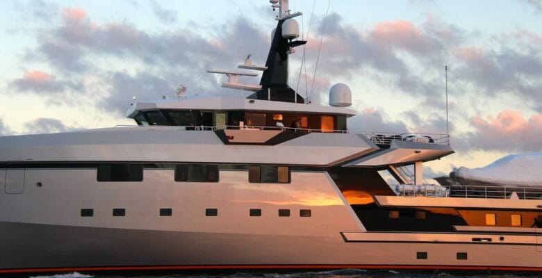 the Damen Yachting support yacht Abeona
