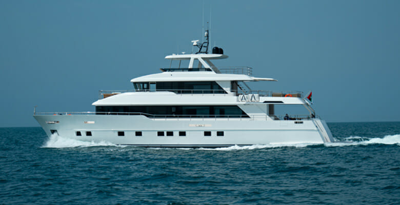 the Gulf Craft Nomad 101 yacht