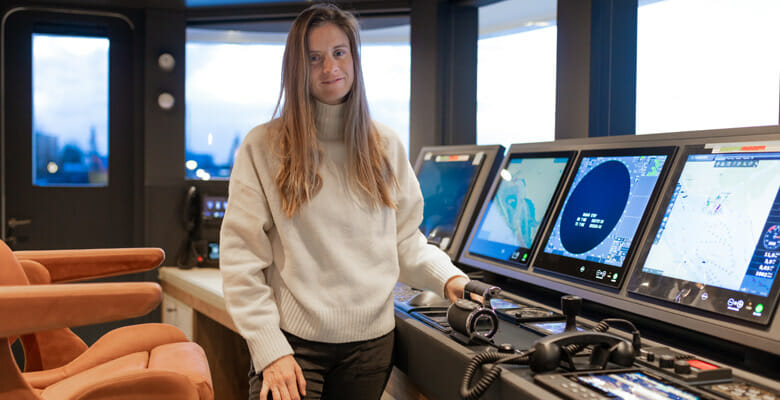 the  superyacht captain of the Moonen Cocoon